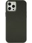 MYT09 iPhone 12 Pro Max Kılıf Asya Deri Silikon - Koyu Yeşil 1