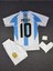 Leo Messi Arjantin 2025/26 Yeni Sezon Futbol Çocuk Forması 4'lü Set Çorap Bileklik Hediyeli 1
