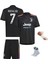 Juventu's Ronaldo 2020/21 Sezon Siyah Futbol Çocuk Forması 4'lü Set 1