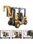 Oyuncak Kutulu Metal Başlıklı Iş Makinaları Seti Kepçe Bulldozer Forklift 4 Ü 1 Arada Set Sürtmeli Mini Inşaat Araçları 7