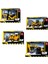 Oyuncak Kutulu Metal Başlıklı Iş Makinaları Seti Kepçe Bulldozer Forklift 4 Ü 1 Arada Set Sürtmeli Mini Inşaat Araçları 8