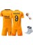 Mbappe 2025 Sezon Real Madri'd Turuncu Futbol Çocuk Forması 4'lü Set Çorap+Bileklik Hediyeli 1