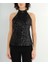 Halter Yaka Pul Işlemeli Bluz 1