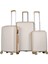 10728 Polipropilen Kırılmaz 3 Lü Set Valiz Büyük Orta Kabin 1
