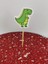 30 Adet Dekoratif Karton Dinozor Şeklinde Pasta Kürdanı 6,5 cm 1