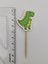 30 Adet Dekoratif Karton Dinozor Şeklinde Pasta Kürdanı 6,5 cm 2
