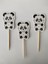 30 Adet Dekoratif Karton Sevimli Panda Şeklinde Pasta Kürdanı 6,5 cm 3