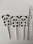 30 Adet Dekoratif Karton Sevimli Panda Şeklinde Pasta Kürdanı 6,5 cm 4