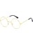 John Lennon Tarzı Çerçeveli Şeffaf Gözlük 1