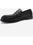 Valıa Siyah Cilt Hakiki Deri Kadın Loafer Ayakkabı 4