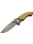 Browning 2-31 Damascus Kamp Çakı 19,5cm - Yarı Otomatik, Kemerlikli, Ahşap; Metal Sap 2