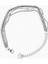 Çelik Bileklik Üç Katmanlı Üç Bağlantılı Zincir Model 0.3 mm Uzunluk 16 cm Unisex cm Gümüş Silver 4