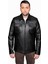 Morata Hakiki Deri Punto Dikişli Erkek Siyah Ceket 1