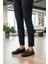 Uzero Loafer Kadın Ayakkabı Kare Tokalı Casual Ayakkabı 3
