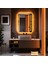 Drayno Amber Led'li Lazer Kumlamalı Lavabo & Banyo Aynası (Dokunmatik Sensörlü) 1
