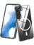 MYT09 Samsung Galaxy S23 Kılıf Magneticsafe Şeffaf Silikon - Şeffaf 3