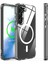MYT09 Samsung Galaxy S23 Kılıf Magneticsafe Şeffaf Silikon - Şeffaf 4