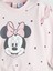Bisiklet Yaka Minnie Mouse Baskılı Kız Bebek Sweatshirt ve Tayt 6