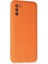 MYT09 Samsung Galaxy A02S Kılıf Nano Içi Kadife Silikon - Turuncu 2