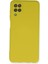 MYT09 Samsung Galaxy A12 Kılıf Nano Içi Kadife Silikon - Sarı 1