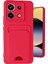 MYT09 Xiaomi Redmi Note 13 Pro 5g Kılıf Kelvin Kartvizitli Silikon - Kırmızı 1