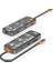 8 In 1 Type-C Hub 100W Şarj Destekli Şeffaf Görünümlü Sd KART-RJ45-HDMI-USB Çoğaltıcı 3