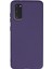 MYT09 Samsung Galaxy S20 Kılıf Nano Içi Kadife Silikon - Mor 1