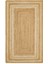 Maldiv 10 Natural White Jüt %100 El Dokuma Hasır Halı Antre, Hol, Balkon, Oturma Odası Halısı 1