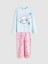 Peak Yeni Sezon Bisiklet Yaka Cinnamoroll Baskılı Kız Çocuk Pijama Takımı 1