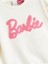Yeni Sezon Bisiklet Yaka Barbie Baskılı Kız Bebek Sweatshirt ve Tayt 2'li Takım 3