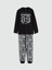 Yeni Sezon Bisiklet Yaka Erkek Çocuk Pijama Takımı 1