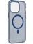 MYT09 iPhone 13 Pro Max Kılıf Tron Şeffaf Magsafe Kapak - Mavi 4