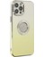 MYT09 iPhone 12 Pro Max Kılıf Best Silikon - Sarı 3