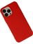 MYT09 iPhone 14 Pro Kılıf Nano Içi Kadife Silikon - Kırmızı 3