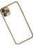 MYT09 iPhone 11 Pro Kılıf Lensli Silikon - Gold 3