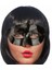Siyah Renk Masquerade Kostüm Partisi Venedik Balo Maskesi 3