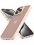 MYT09 iPhone 15 Pro Kılıf Elegant Kapak - Pudra 1