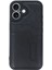 MYT09 iPhone 16 Kılıf Sara Kartvizitli Deri Kılıf - Siyah 3