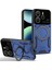 MYT09 Xiaomi Redmi Note 14 4g Kılıf Joy Lens Standlı Kapak - Lacivert 1