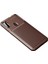 MYT09 Samsung Galaxy A11 Kılıf Auto Focus Karbon Kapak - Kahverengi 1