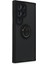 MYT09 Samsung Galaxy S24 Ultra Kılıf Montreal Yüzüklü Silikon Kapak - Siyah 2
