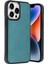 MYT09 iPhone 14 Pro Max Kılıf Aras Deri Kapak - Açık Yeşil 1