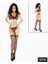Saten Dantelli Fantazi Çorap Sütyen Tanga Set AX2848 1