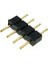 4 Pin Rgb Şerit LED Erkek Fiş Adaptörü Jumper Uç Iğne Konnektörü 1000 Adet 3