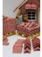 Gerçekçi Minyatür İnşaat Seti 1/16 Ölçek -Tuğla, Briket, Kiremit, Çatı, Parke, Kilitli Taş, Minyatür 7