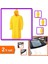 Kapşonlu Cepli Standart Beden 2xl Lüx Yağmurluk Sarı + 2 Adet Silecek Koruma Kılıfı - 2li Set J4U7T5 1