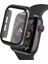 MYT09 Apple Watch 38MM Camlı Kasa Ekran Koruyucu - Siyah 1