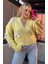 Fiyonk Detaylı Sarı Hırka 7
