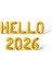 Yılbaşı Hello 2026 Gold Renk Rakam Folyo Balon Küçük Boy 36 cm 1 Set 1