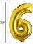 Yılbaşı 2026 Gold Renk Rakam Folyo Balon Küçük Boy 36 cm 4